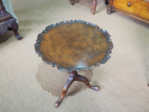 Piecrust Tripod Table