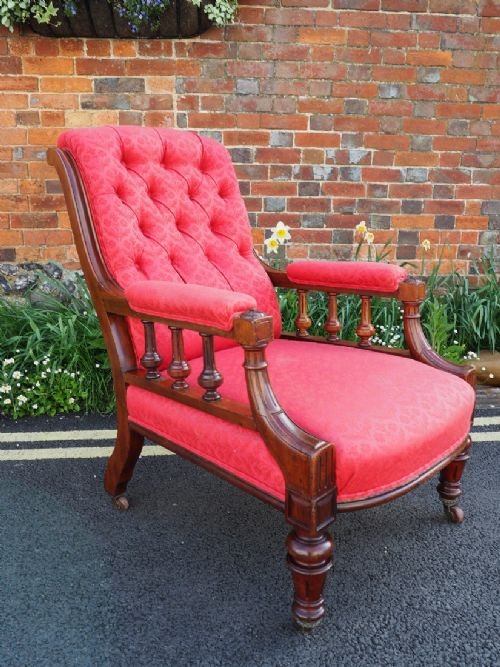 Victorian Library Armchair