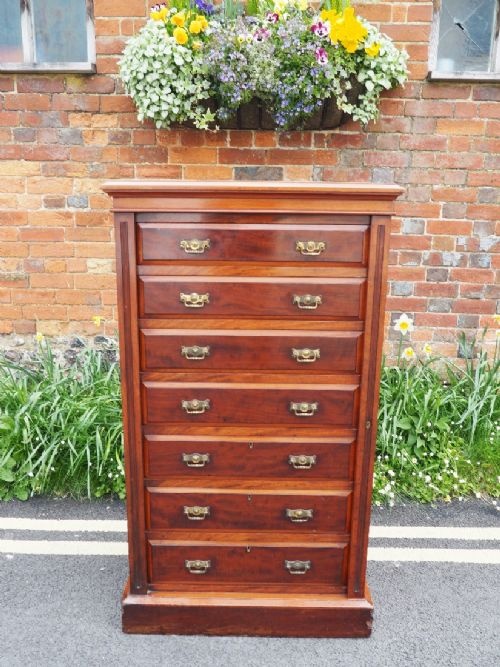 Victorian Mahogany Wellington Chest