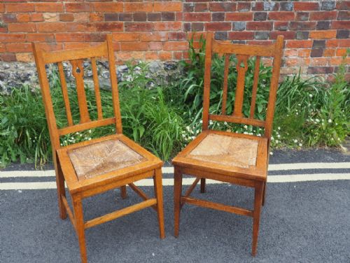 Pair of Oak Chairs