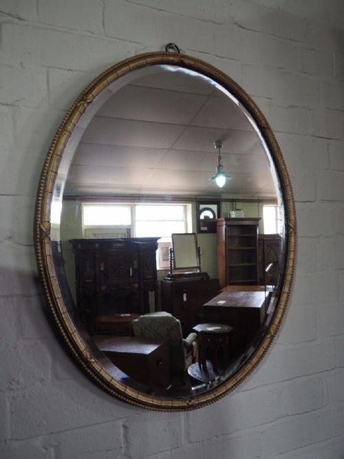 Oval Gilt Mirror
