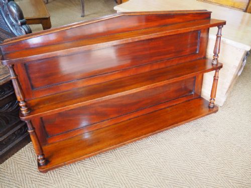 Set of Victorian Mahogany Shelves