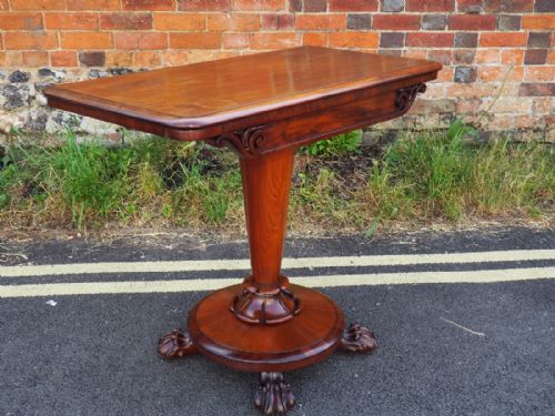 Mahogany Card Table