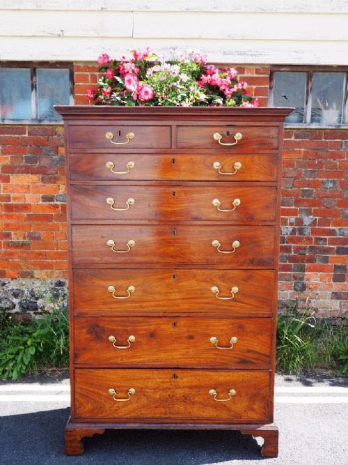 Georgian Mahogany Tallboy