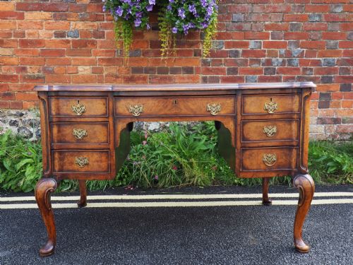 Walnut Kneehole Desk