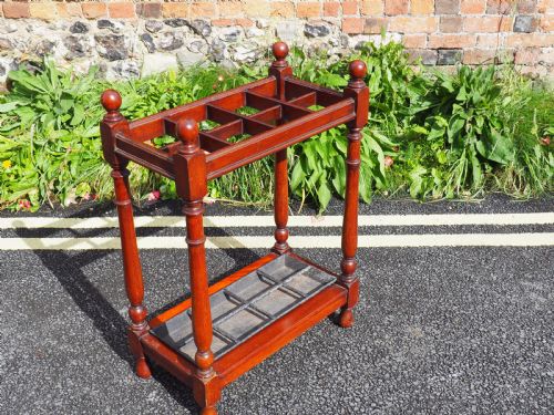 Victorian Mahogany Umbrella Stand