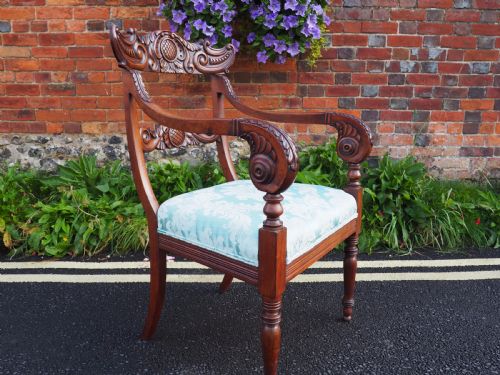 Georgian Mahogany Armchair