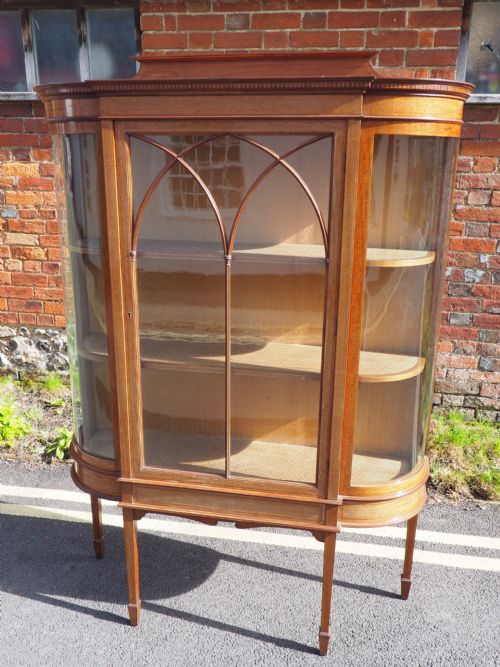 Edwardian Mahogany Display Cabinet