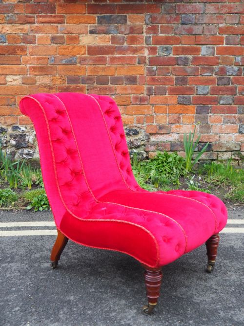 Victorian Slipper Chair