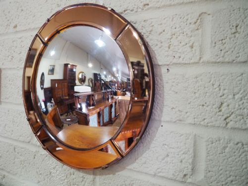 Small Art Deco Convex Mirror