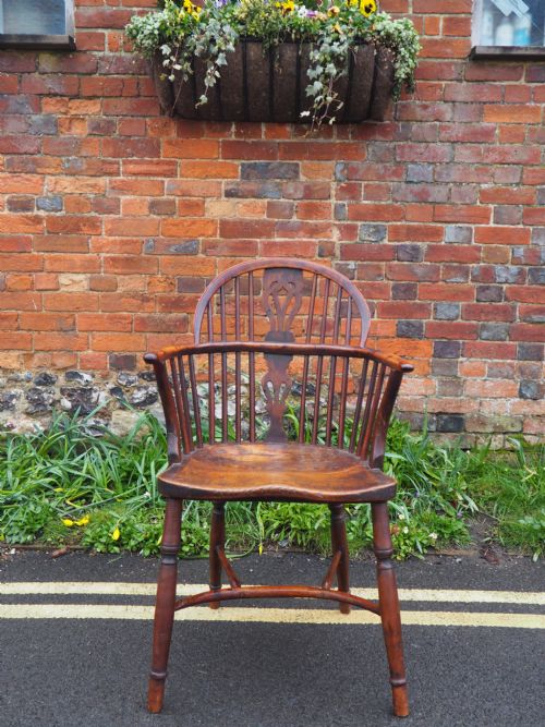 Yew Windsor Armchair