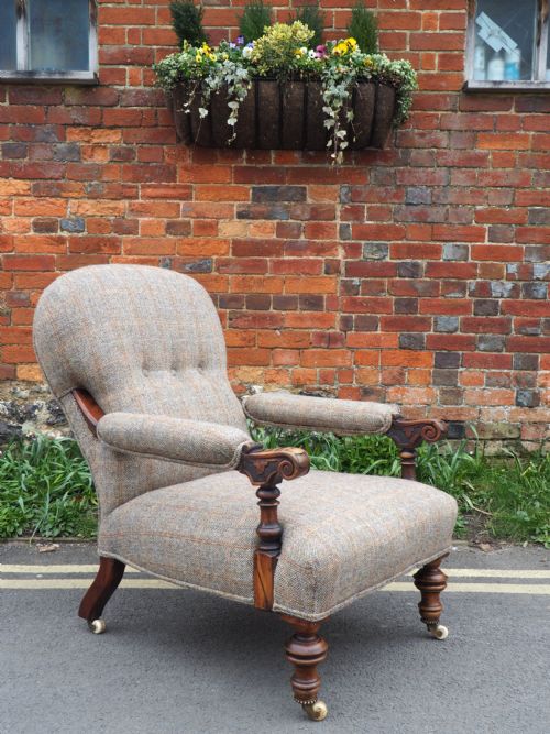 Victorian Open Armchair