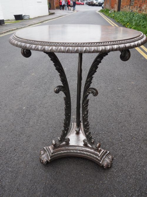 Nineteenth Century Cast Iron Table