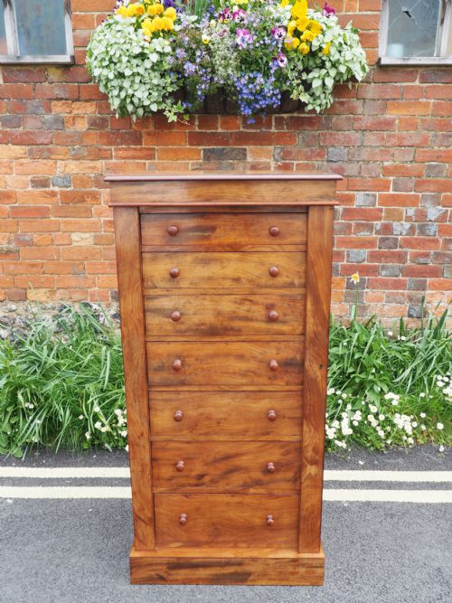 Victorian Mahogany Wellington Chest
