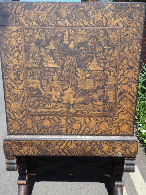 NORTH INDIAN CHEST ON STAND - ADDITIONAL PHOTO 3