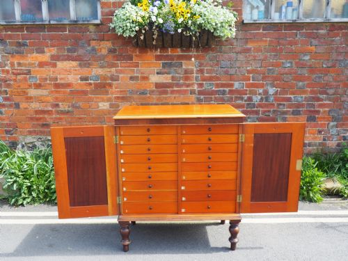Victorian Mahogany Collectors Cabinet