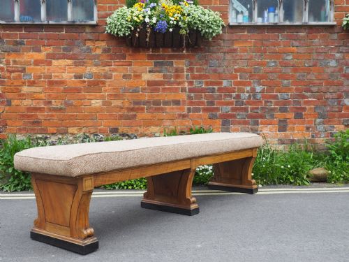Large Walnut Bench