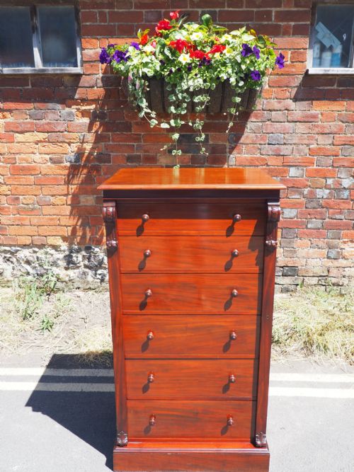 Victorian Mahogany Wellington Chest