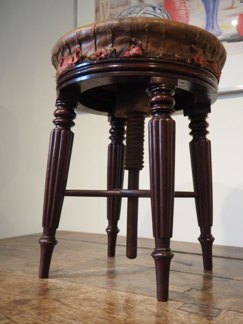 George IV Mahogany Piano Stool