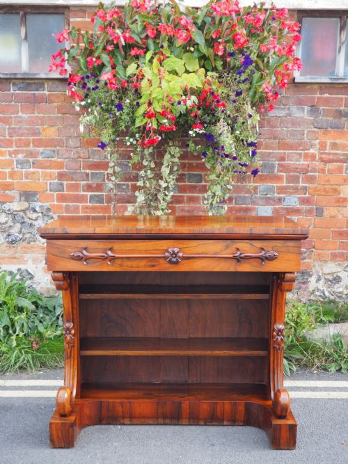 Victorian Rosewood Console Table
