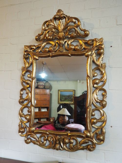 Carved Giltwood Mirror