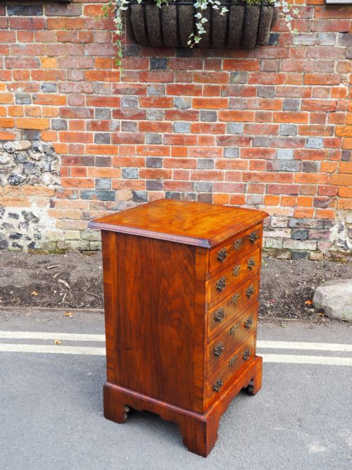 Small Figured Walnut Chest