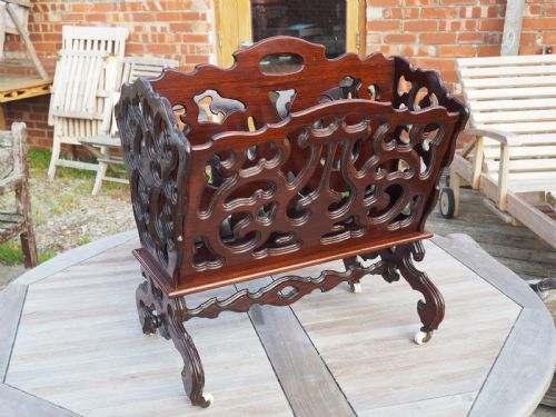 Victorian Rosewood Canterbury