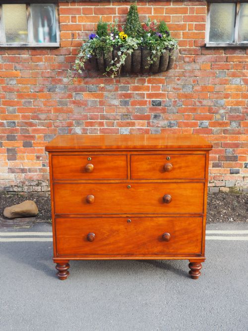 Early Victorian Mahogany Chest