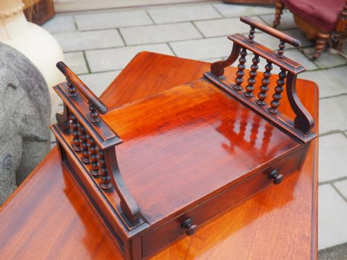 William IV Mahogany Book Carrier