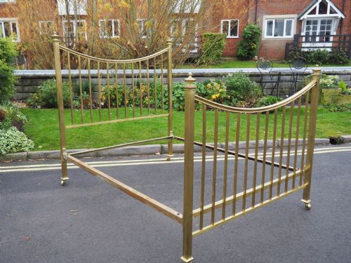 Five Foot Maple & Co Brass Bed