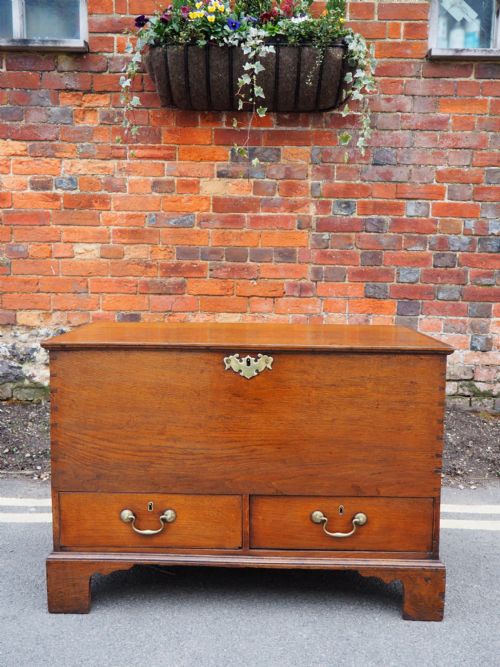George III Oak Mule Chest
