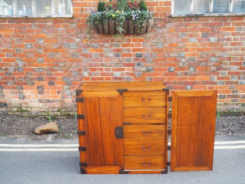 Japanese Elm Tansu Chest