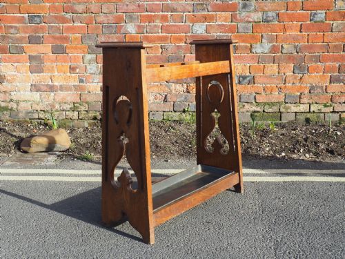 Late Victorian Oak Umbrella Stand