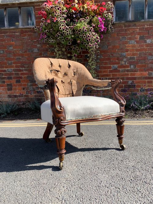 Victorian Rosewood Armchair