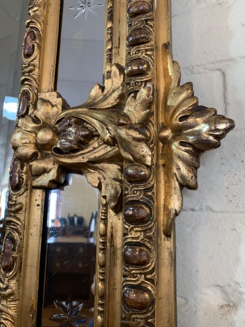 NINETEENTH CENTURY GILT MIRROR - ADDITIONAL PHOTO 3