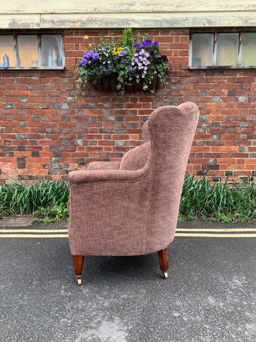 NEWLY UPHOLSTERED ARMCHAIR - ADDITIONAL PHOTO 1