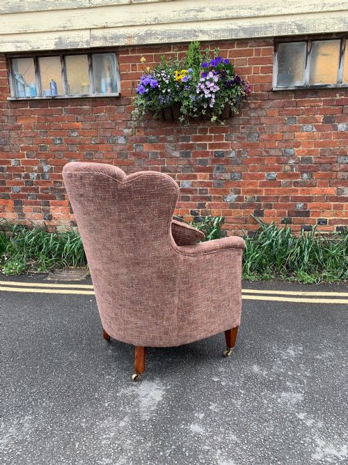NEWLY UPHOLSTERED ARMCHAIR - ADDITIONAL PHOTO 2