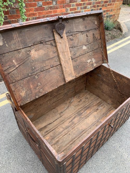 NORTH INDIAN STEEL BOUND TRUNK - ADDITIONAL PHOTO 5