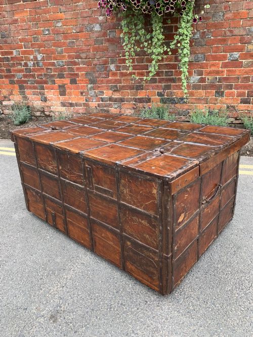 NORTH INDIAN STEEL BOUND TRUNK - ADDITIONAL PHOTO 6