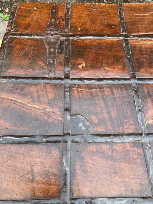 NORTH INDIAN STEEL BOUND TRUNK - ADDITIONAL PHOTO 8