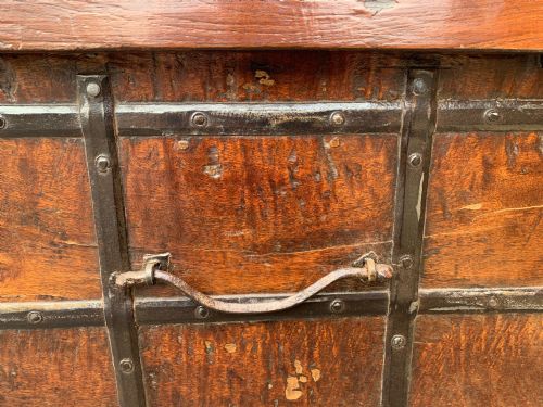 NORTH INDIAN STEEL BOUND TRUNK - ADDITIONAL PHOTO 9