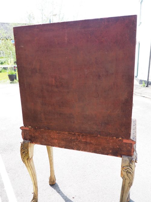 DECORATIVE PAINTED CABINET ON STAND - ADDITIONAL PHOTO 9