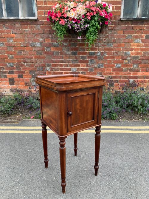 nineteenth century mahogany bedside cupboard - CATEGORY: ANTIQUE CABINETS - DATED 1850