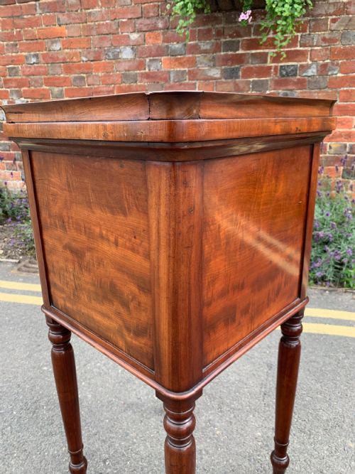 NINETEENTH CENTURY MAHOGANY BEDSIDE CUPBOARD - ADDITIONAL PHOTO 5