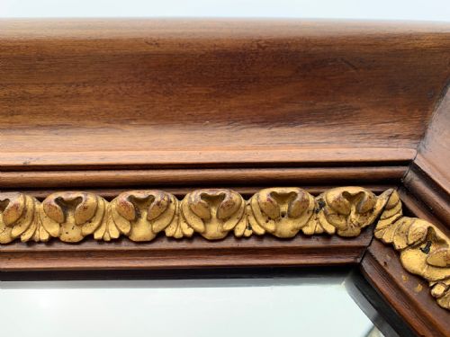 LARGE NINETEENTH CENTURY MIRROR - ADDITIONAL PHOTO 2