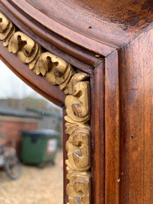 LARGE NINETEENTH CENTURY MIRROR - ADDITIONAL PHOTO 6