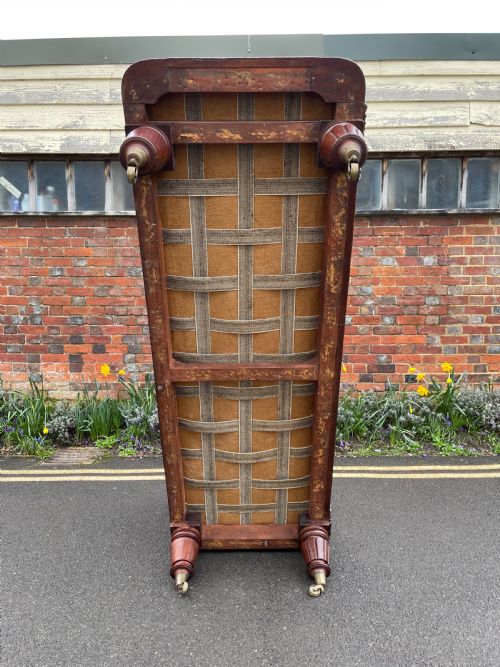 WILLIAM IV MAHOGANY CHAISE - ADDITIONAL PHOTO 4