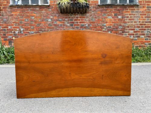 NINETEENTH CENTURY BOWFRONTED MAPLE CHEST - ADDITIONAL PHOTO 8