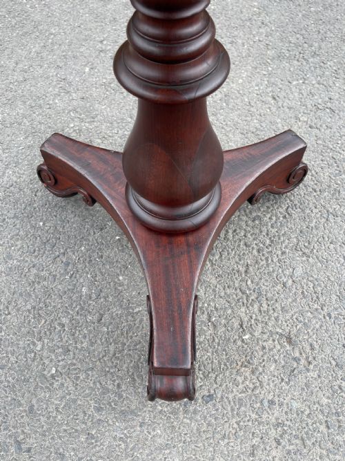 SMALL WILLIAM IV PERIOD MAHOGANY TABLE - ADDITIONAL PHOTO 4