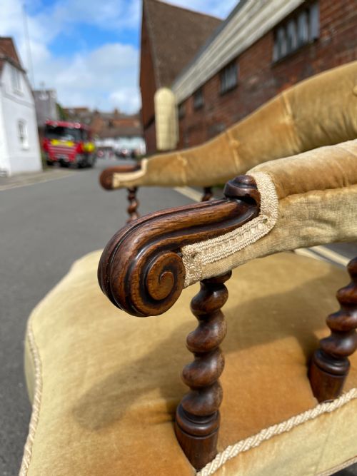 WILLIAM IV ROSEWOOD ARMCHAIR - ADDITIONAL PHOTO 4
